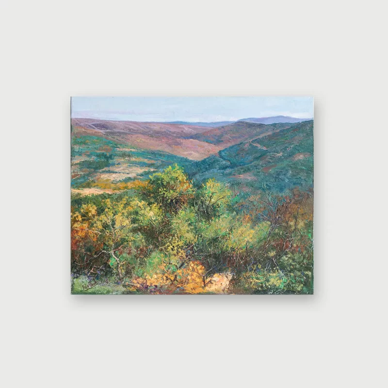 Río de la Zarza - Cuadro al oleo